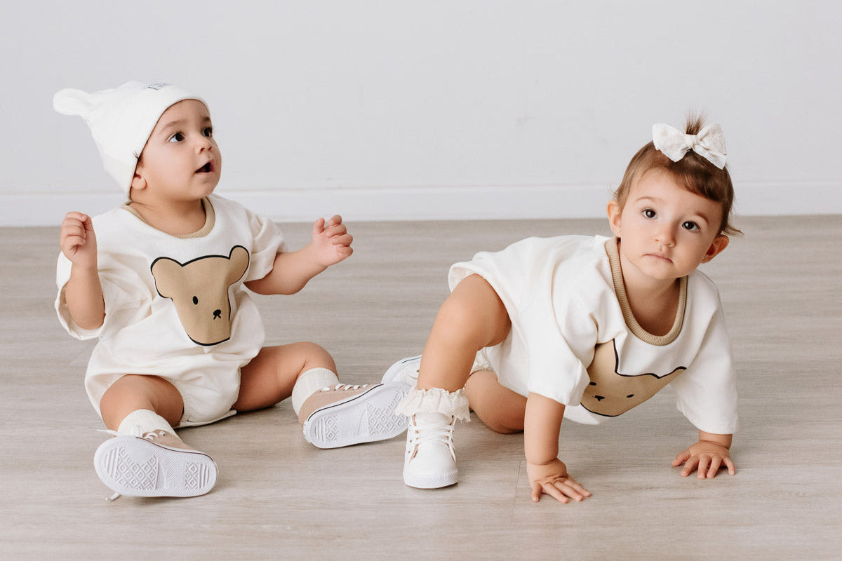 Teddy Cotton Romper