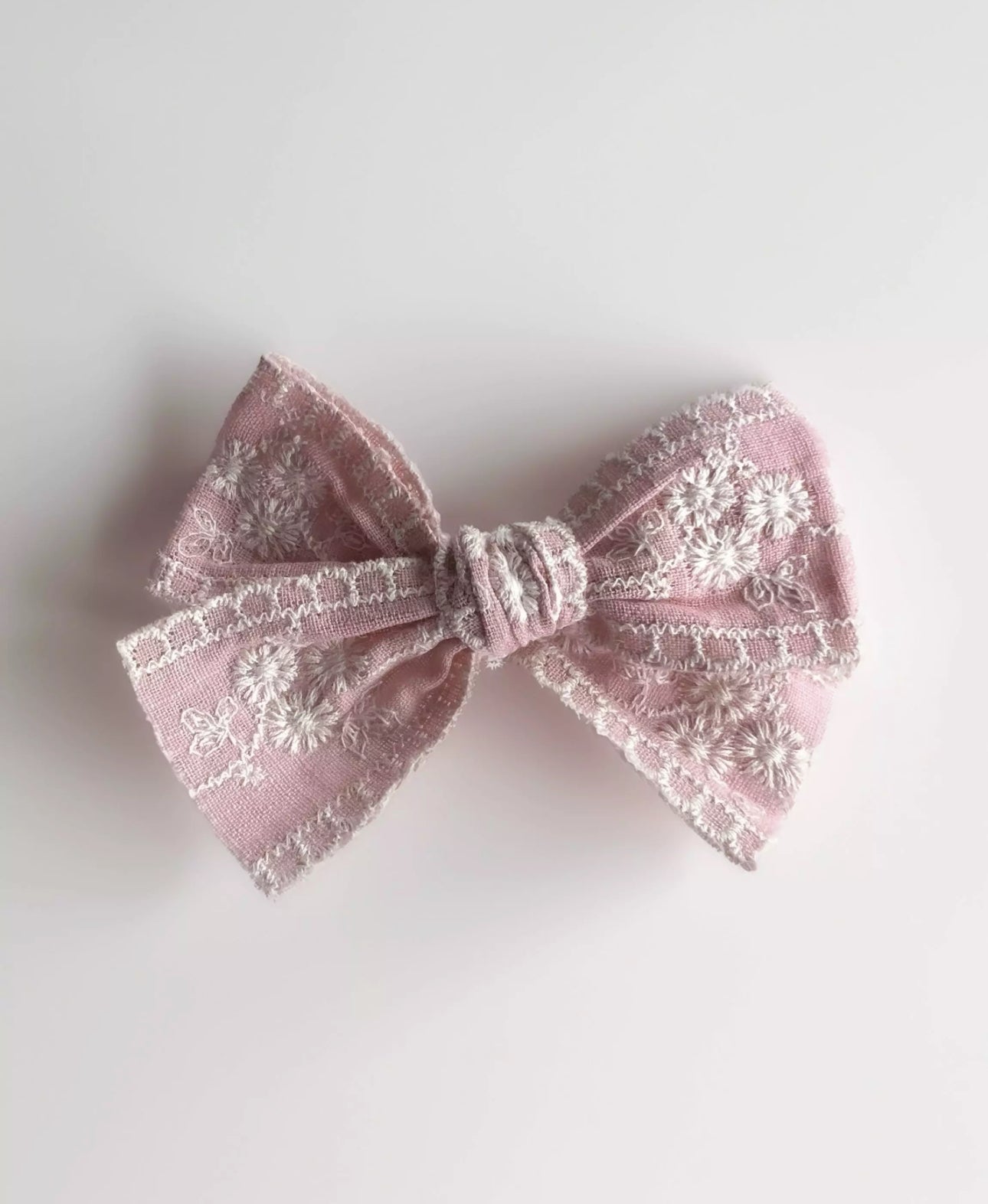 Embroidered Lace Bow