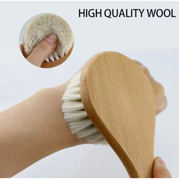 Wooden Baby Hairbrush | Natural Soft Bristles