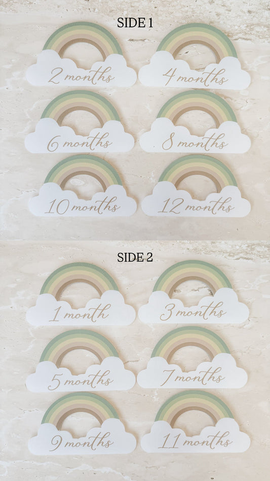 Rainbow Baby Milestone Collection