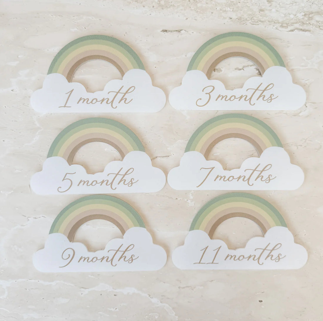 Rainbow Baby Milestone Collection