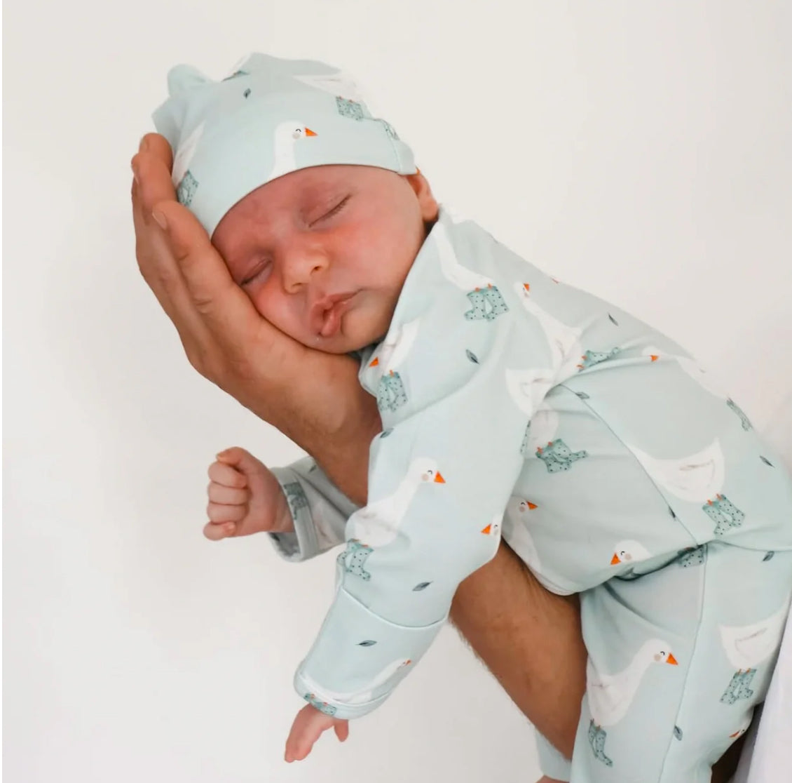 Knotted Cotton Beanie - Puddle Duck