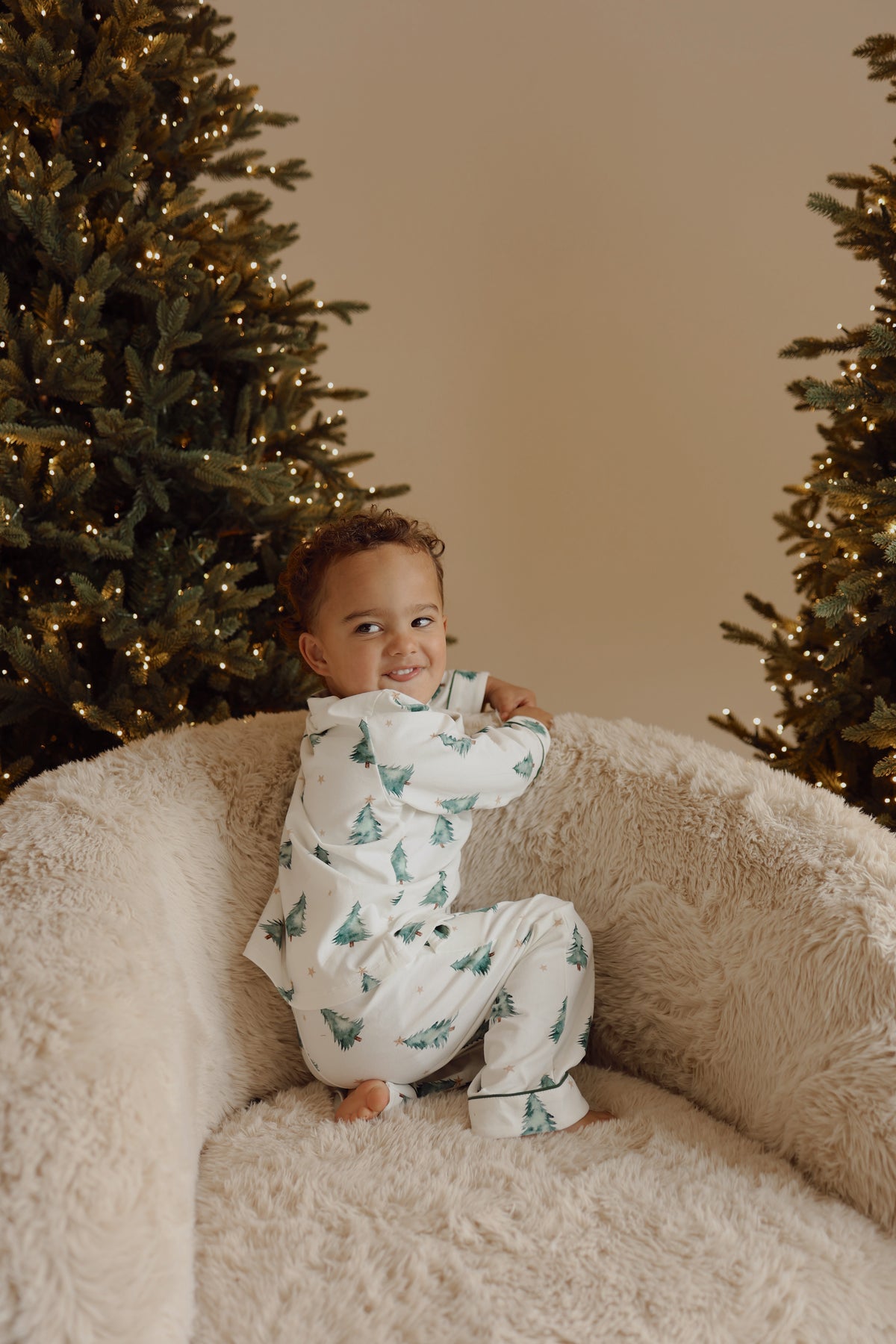 Kids Christmas PJ - Forest Nights