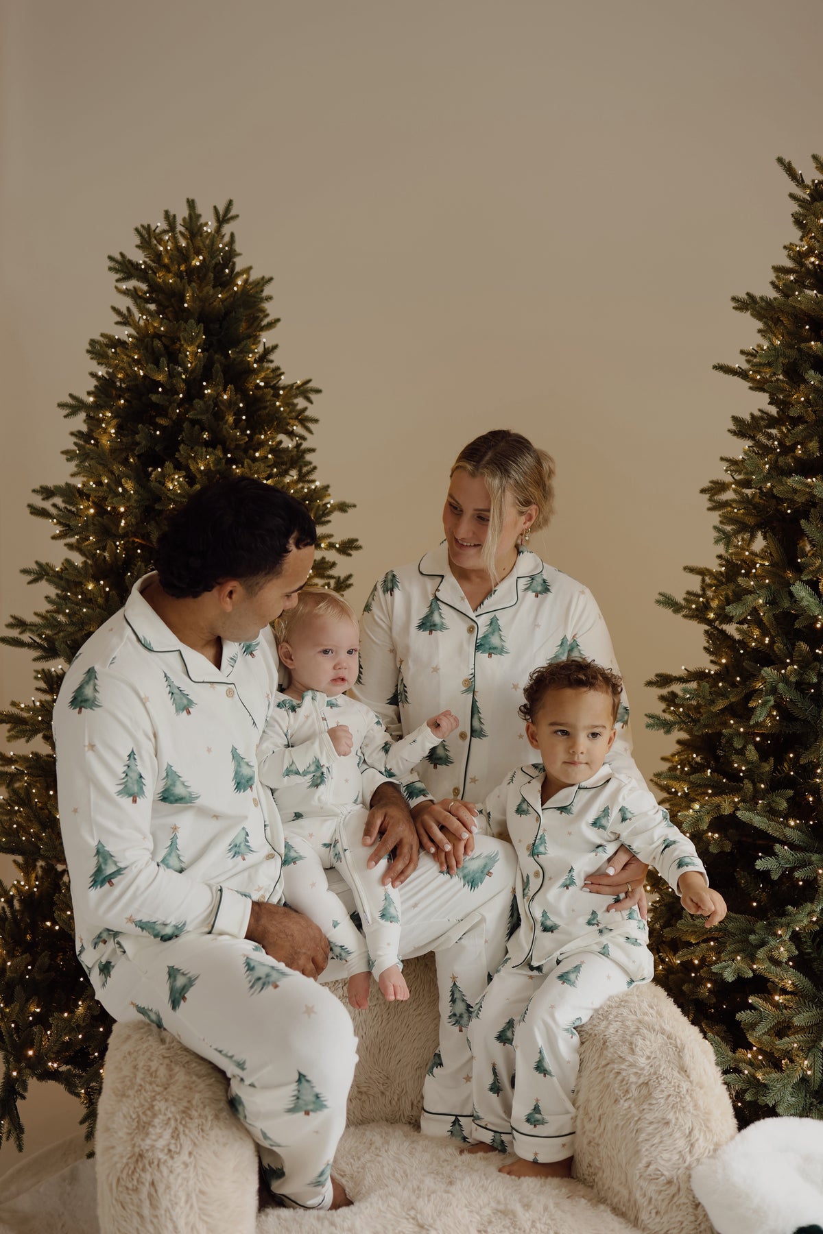 Ladies Christmas PJS - Forest Nights