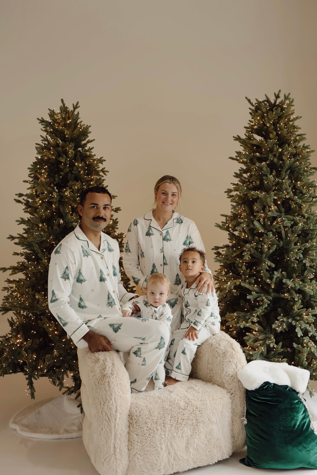 Ladies Christmas PJS - Forest Nights