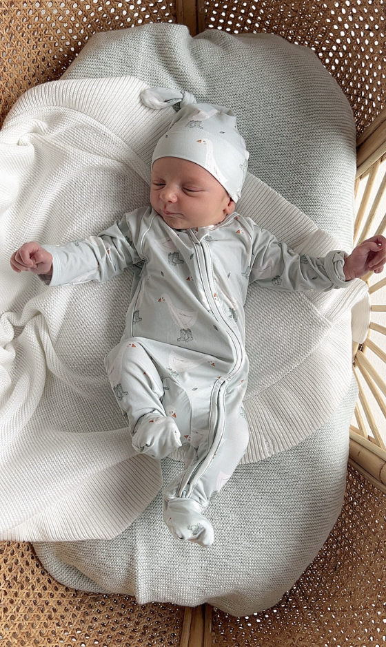 Cotton Growsuit - Puddle Duck