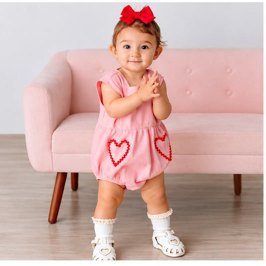 Amora Heart Romper
